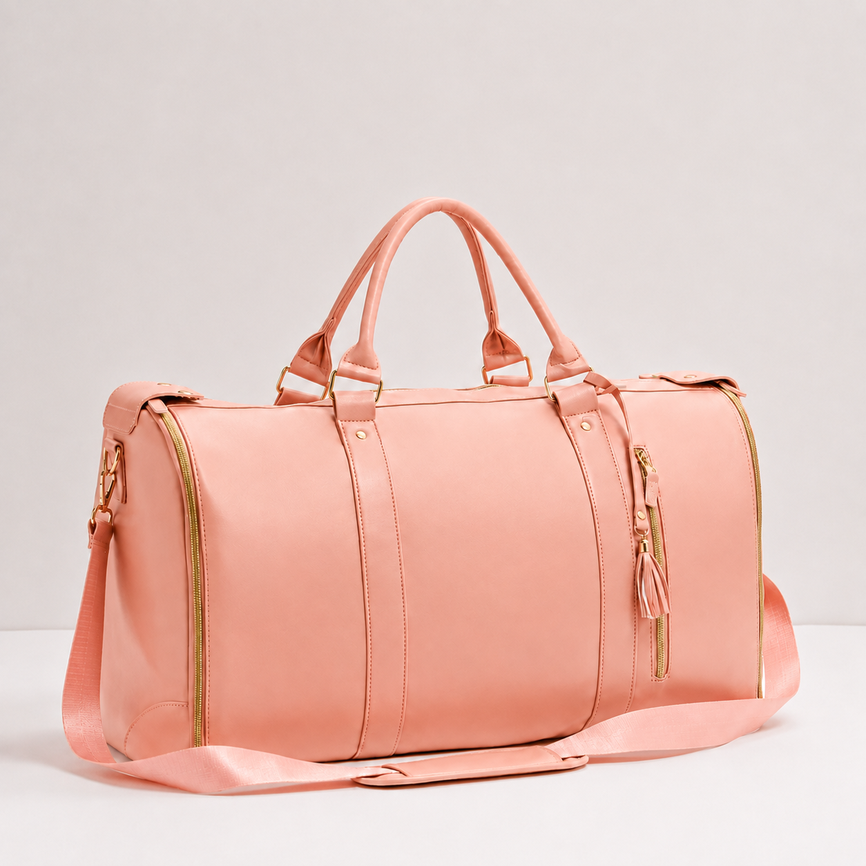 Rose-pink Cairva Classic travel bag